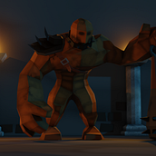 Mi proyecto del curso: Modelado de personajes low poly para videojuegos . 3D, pemodelan 3D, Video Game, desain Karakter 3D, Dan Desain Game proyek oleh Víctor Manuel Muñoz Cara - 07.16.2023