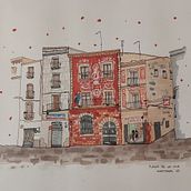 Mi proyecto del curso: Dibujo arquitectónico expresivo con marcadores de colores. Sketching, Drawing, Architectural Illustration, Sketchbook & Ink Illustration project by tonimarin3 - 07.16.2023