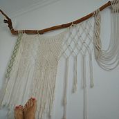 Mi proyecto del curso: Diseño de accesorios en macramé. Un proyecto de Diseño de complementos, Artesanía, Tejido, Macramé, Diseño textil y Decoración de interiores de Susi - 16.07.2023