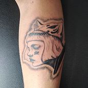 Mi proyecto del curso: Técnicas de tatuaje blackwork con línea fina. Un proyecto de Diseño de tatuajes de Marcos Martínez castelo - 16.07.2023