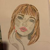 Mon projet du cours : Carnet de portraits : explorez le visage humain. Sketching, Drawing, Portrait Drawing, Artistic Drawing, and Sketchbook project by marie billebeau - 07.16.2023