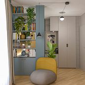 Mi proyecto del curso: Renderizado fotorrealista con SketchUp y V-Ray Next. Interior Architecture, Interior Design, Decoration & Interior Decoration project by Jomira Sánchez - 07.17.2023