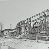 Mi proyecto del curso: Dibujo arquitectónico urbano con tinta. Traditional illustration, Sketching, Drawing, Architectural Illustration & Ink Illustration project by clapacegu - 07.17.2023