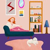 My project for course: Colorful Digital Illustration in Procreate. Traditional illustration, Drawing, Digital Illustration, and Digital Drawing project by Emily Wang - 07.17.2023