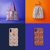 Mi proyecto del curso: Creación de marca basada en tus propios estampados. Traditional illustration, Br, ing, Identit, Graphic Design, Pattern Design, Fashion Design, and Botanical Illustration project by Maribel Tornero Brugués - 07.16.2023