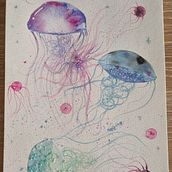 Mi proyecto del curso: Técnicas modernas de acuarela. Ilustração tradicional, Artes plásticas, Pintura, e Pintura em aquarela projeto de miss_mamimamis - 17.07.2023