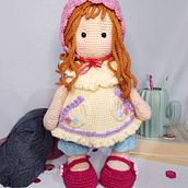 Mi proyecto del curso: Elaboración de muñecas amigurumi románticas. Arts, Crafts, To, Design, Fiber Arts, Crochet, Amigurumi, and Textile Design project by Guadalupe Vazquez - 07.17.2023