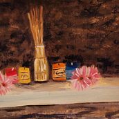 My project for course: Oil Painting Techniques: Still Life on Paper . Un proyecto de Bellas Artes, Pintura y Pintura al óleo de B H - 17.07.2023
