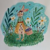 My project for course: Gouache: Paint Natural Worlds from Imagination. Un projet de Conception de personnages, Peinture, Dessin, Illustration jeunesse , et Peinture gouache de kirkonna - 18.07.2023