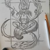 maga lupo. Traditional illustration project by serena - 07.18.2023
