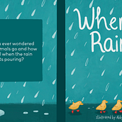When It Rains children's book . % Abby Belanger tarafından hazırlanan Geleneksel illüstras, on, Ve Resimli kitap projesi - 07.18.2023