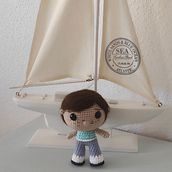 Mi proyecto del curso: Amigurumis: personas tejidas a crochet. Artesanato, Design de brinquedos, Tecido, Crochê, Amigurumi, e Design têxtil projeto de Reme Villaescusa - 18.07.2023