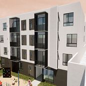 Edificio de vivienda  Ein Projekt aus dem Bereich Architektur von Ezra Aguilar - 18.07.2023