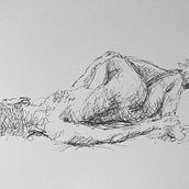 Figure drawing sessions. Een project van  Tekening,  Artistieke tekening y  Schetsen van Dave - 19.07.2023