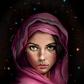 Mi proyecto del curso: Retratos digitales de fantasía con Photoshop. Un proyecto de Ilustración tradicional, Dibujo, Ilustración digital, Dibujo de Retrato, Dibujo digital y Pintura digital de carlos_artlikan - 19.07.2023