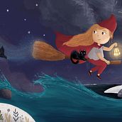 Mi proyecto del curso: Ilustración infantil con Procreate: crea escenas mágicas. Traditional illustration, Digital Illustration, Children's Illustration, Digital Painting, and Picturebook project by Nati Tello - 07.19.2023