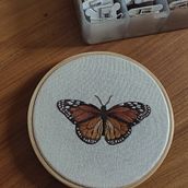 Meu projeto do curso: Técnicas de bordado realista. Traditional illustration, Embroider, and Textile Design project by Marina Gonçalves - 07.19.2023