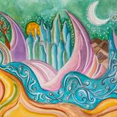 Mi proyecto del curso: Técnicas de acuarela para ilustraciones de ensueño. Traditional illustration, Drawing, Watercolor Painting, and Editorial Illustration project by cabrera.cindy - 07.20.2023