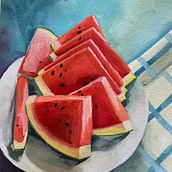 My project for course: Gouache Painting: Create Vibrant Works of Art. Fine Arts, Painting, Color Theor, and Gouache Painting project by Kim Frost - 07.20.2023