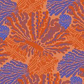 Coral . Pattern Design project by Martine Mommen - 07.20.2023