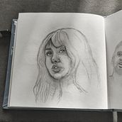 Mi proyecto del curso: Sketchbook de retrato: explora el rostro humano. Esboçado, Desenho, Desenho de retrato, Desenho artístico, e Sketchbook projeto de xavo_4 - 20.07.2023
