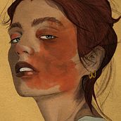 Il mio progetto del corso: Ritratto illustrato con Procreate. Traditional illustration, Vector Illustration, Digital Illustration, and Portrait Drawing project by Francesco Grosso - 07.20.2023