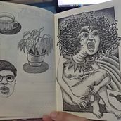 Meu projeto do curso: Diário ilustrado: preencha seu sketchbook com experiências. Traditional illustration, Sketching, Drawing, Sketchbook & Ink Illustration project by Giovana - 07.20.2023