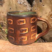 My project for course: Stamp Making for Textured Pottery. Arts, Crafts, Fine Arts, Decoration, Ceramics, and DIY project by Paula Weiss - 07.21.2023