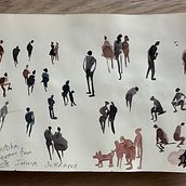 My project for course: Urban Sketching: Capture Your City in Motion Ein Projekt aus dem Bereich Traditionelle Illustration, Skizzenentwurf, Zeichnung, Aquarellmalerei, Architektonische Illustration und Sketchbook von gail_28 - 21.07.2023