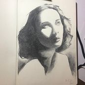 Mi proyecto del curso: Introducción al dibujo de retrato a lápiz. Fine Arts, Pencil Drawing, Drawing, Realistic Drawing, and Artistic Drawing project by D Borrero Sánchez - 07.18.2023
