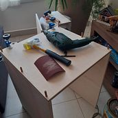 "Gaveteiro de cabeceira". Artesanato, Design e fabricação de móveis, Design de interiores, DIY, e Marcenaria projeto de Ralf Siebiger - 21.07.2023