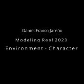 Daniel Franco Reel 2023. Un progetto di 3D, Animazione 3D e Modellazione 3D di Daniel Franco Jareño - 21.07.2023
