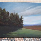 My project for course: Landscape Oil Painting with Plein-air Techniques . Arte plastice, Pictura și Pictură în ulei de Roman Popik - 07.21.2023