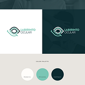 Labirinto Ocular | Marca para cliente Real | Aprovada! . Design, Br, ing, Identit, Logo Design, Digital Design, Stationer, and Design project by davidsonpalves - 07.21.2023