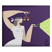 El Derecho, en la era hipertecnológica. Een project van Traditionele illustratie van Gerardo Romano - 27.05.2023