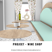 My project for course: Interior Design: Planning Meaningful Spaces. Een project van Interieurontwerp y Ruimtelijk ontwerp van Kristýna Hrášková - 22.07.2023