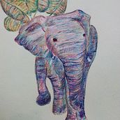 Mi proyecto del curso: Ilustración surrealista inspirada en la naturaleza. Projekt z dziedziny Trad, c, jna ilustracja, R, sunek ołówkiem,  R, sunek,  R, sunek art, st, czn, Ilustracja naturalist, czna, R i sowanie kredkami użytkownika safdieruth - 22.07.2023
