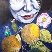 Mon projet du cours : AutoPortrait créatif en clair-obscur au crayon et nature morte. Projekt z dziedziny Trad, c, jna ilustracja, R, sunek ołówkiem, Portret,  R, sunek art, st, czn, R i sowanie kredkami użytkownika F Goud - 01.07.2023