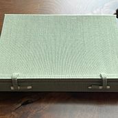 Books and enclosure. Bookbinding project by M Haskins - 07.22.2023