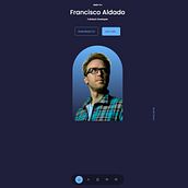 Personal Website. Programming, Web Design, Web Development, HTML, and CSS project by Francisco Aldado - 03.11.2021