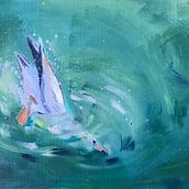 My project for course: Oil Painting: Water and the Human Figure. Fine Arts, Painting, Oil Painting, and Figure Drawing project by sarahjosine - 07.23.2023