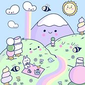 Mi proyecto del curso: Diseño de mundos kawaii: crea ilustraciones alegres. Character Design, Digital Illustration, and Manga project by sailormoonychka - 07.23.2023