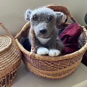 My project for course: Knitting Realistic Stuffed Animals: Make a Puppy from Yarn. Tricô projeto de anna_541743 - 23.07.2023