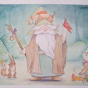 Autumn Spirit. Un proyecto de Ilustración tradicional y Pintura a la acuarela de Mike - 24.07.2023