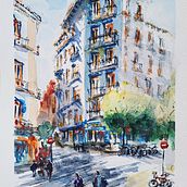 My project for course: Architectural Sketching for Urban Illustrations. Un proyecto de Diseño, Ilustración tradicional, Bocetado, Ilustración arquitectónica y Sketchbook de Zornitsa Markova - 24.07.2023