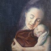 Mein Abschlussprojekt für den Kurs: Realistisches Ölporträt: Details und Ausdruck . Een project van  Beeldende kunst, Schilderij y  Olieverfschilderij van beapedale - 24.07.2023