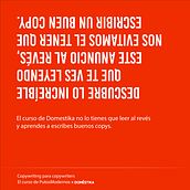 Mi proyecto del curso: Copywriting para copywriters. Un progetto di Pubblicità, Cop, writing, Stor, telling e Comunicazione di Vivian Galindo - 25.07.2023