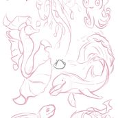 Mein Abschlussprojekt für den Kurs: Von der Natur inspiriert: Illustriere niedliche Charaktere Ein Projekt aus dem Bereich Design von Figuren, Zeichnung, Digitale Illustration und Digitale Zeichnung von Marlit Mogritz - 25.07.2023