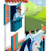 Mi proyecto del curso: Exploración de personajes para ilustración expresiva. Projekt z dziedziny Trad, c, jna ilustracja, Projektowanie postaci,  R, sunek, Ilustracja c i frowa użytkownika Maria Guadalupe Llorente Gonzalez - 19.07.2023