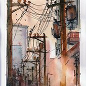 My project for course: Expressive Watercolor Painting: Create Compelling Illustrations. Fine Arts, Painting, and Watercolor Painting project by Iman S. - 07.26.2023